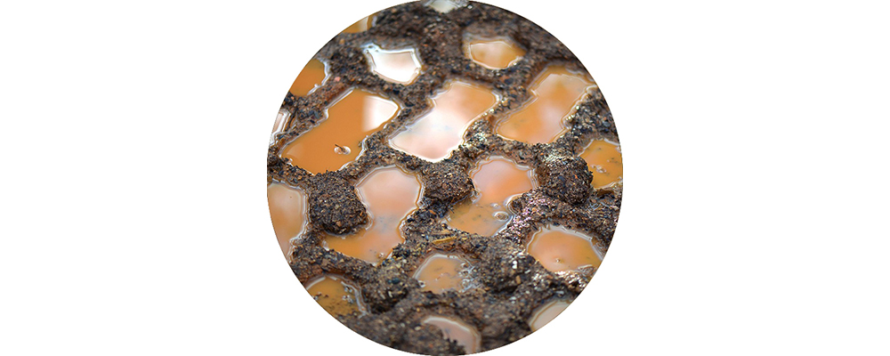 Eine Schlammpf&uuml;tze.